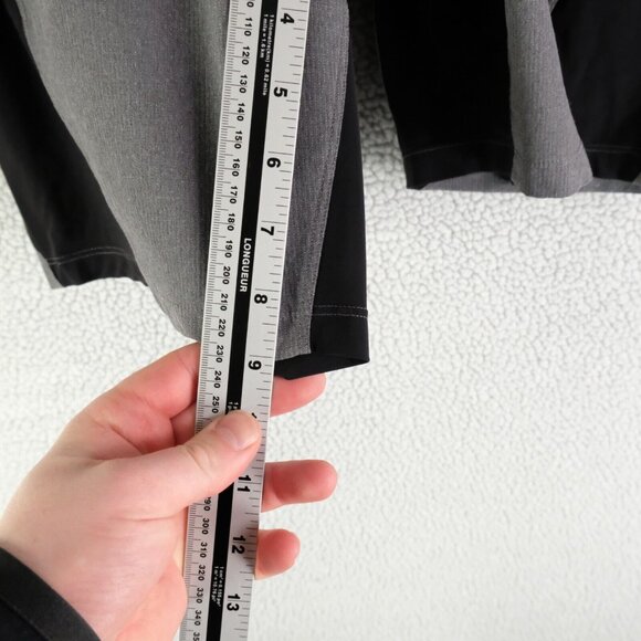 Lululemon Shorts Mens Small Gray Black Hybrid Athletic Draw String Gym Outdoor - Picture 7 of 9